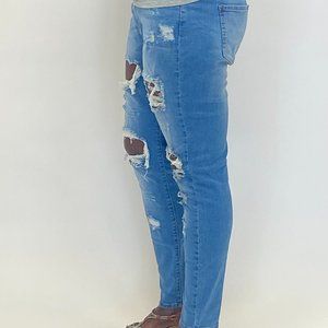 Women Plus Size Jeans Ripped